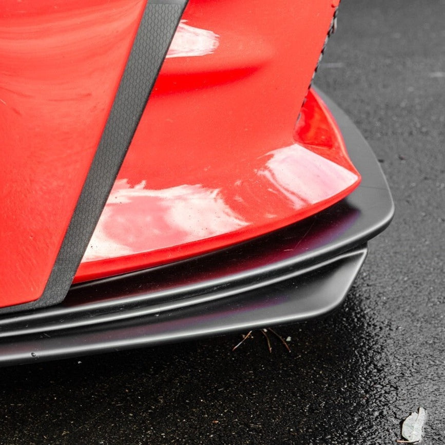 Matte black Artisan Spirit style front lip splitter on Toyota GR86 (7)