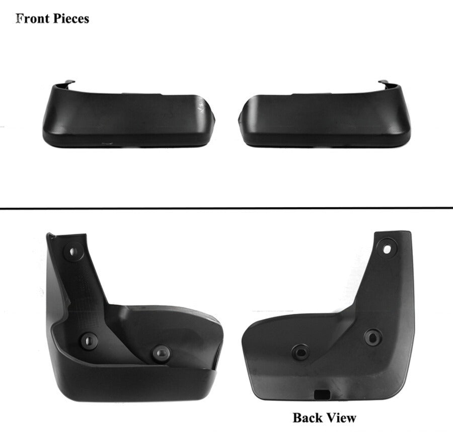 Set of four black OE-style mud flaps for Honda Accord, two front and two rear guards (4)