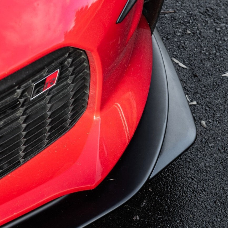 Matte black Artisan Spirit style front lip splitter on Toyota GR86 (5)