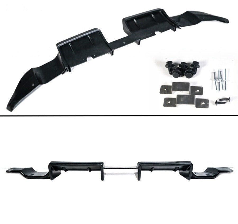 Unpainted polyurethane rear bumper diffuser with corner spats for Toyota GR86 (3)