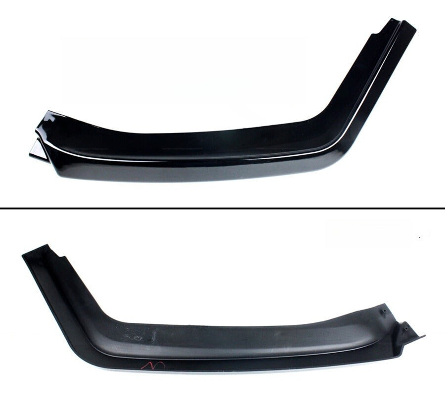 Gloss Black 3Pc Vented Front Bumper Lip Splitter [for 2017-2021 Honda Civic]