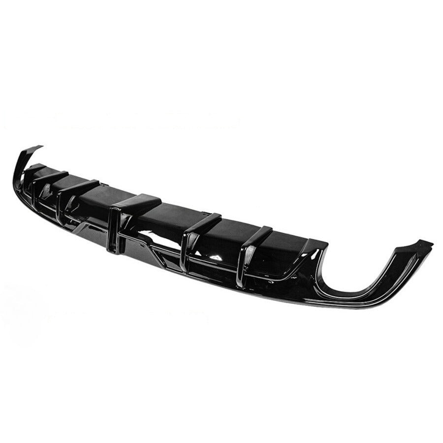 GF Gloss Black LED Rear Diffuser with Corner Spats [for 2022-2026 Honda Civic]