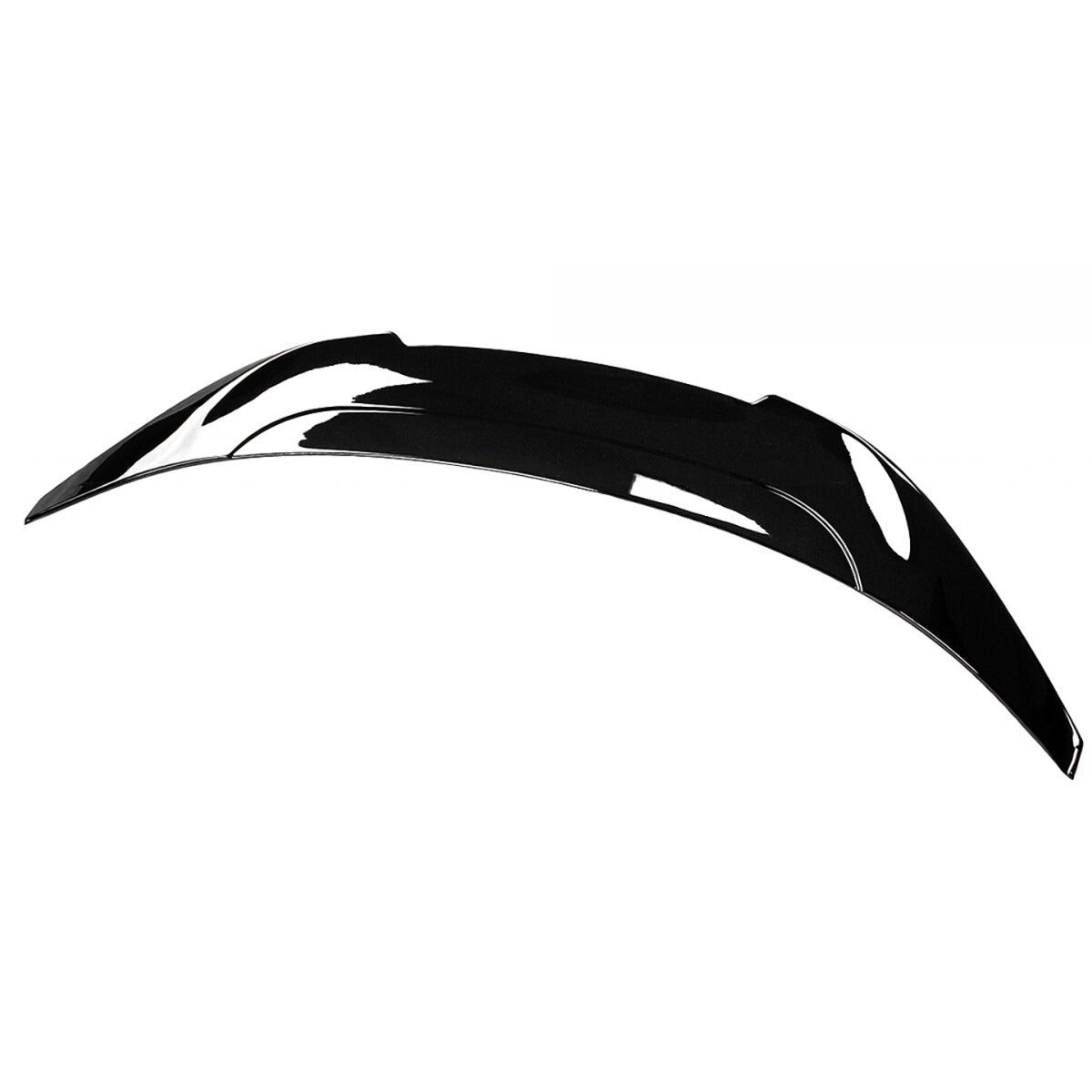 Gloss black V-style trunk spoiler mounted on Toyota GR86 (4)