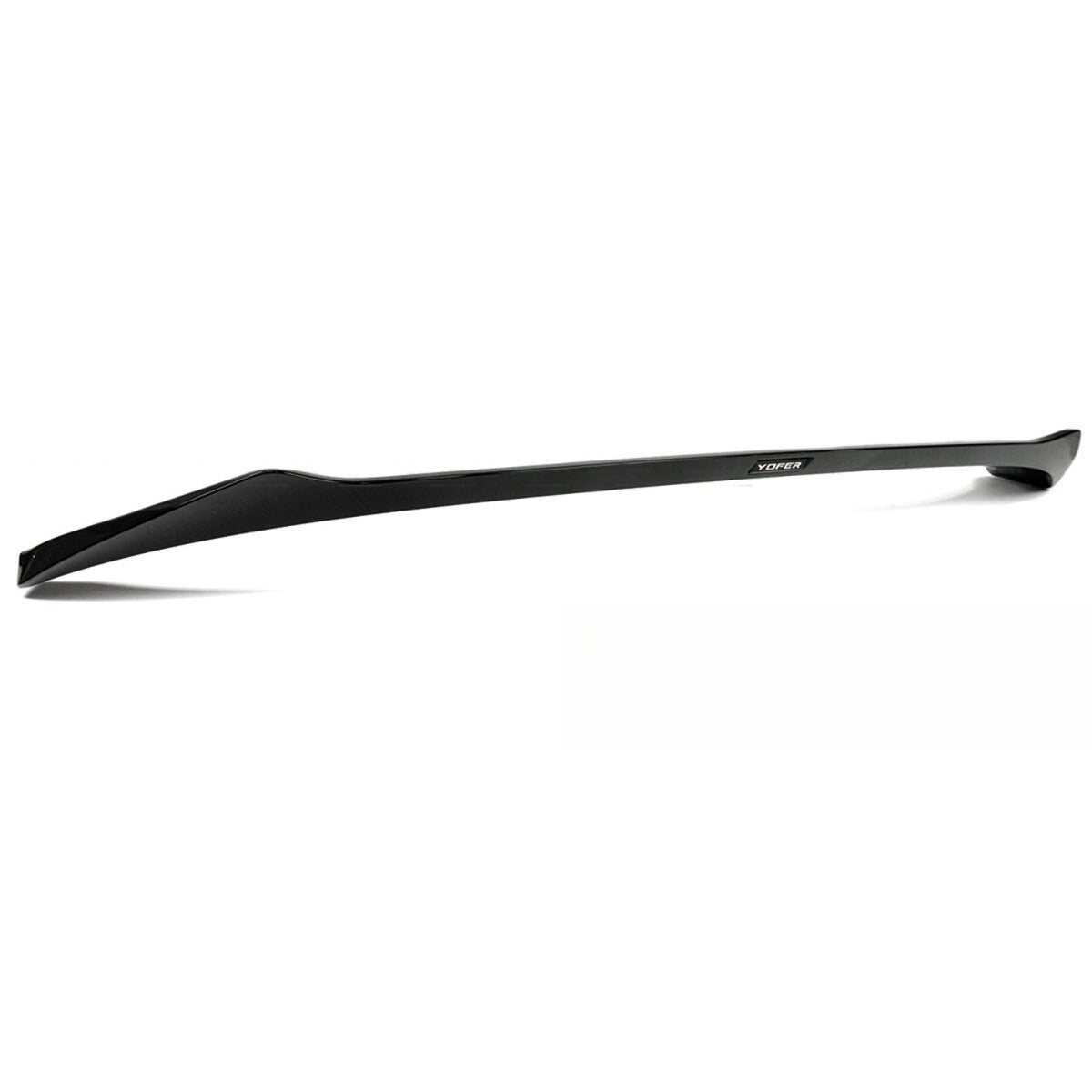 Glossy black V1 highkick trunk spoiler mounted on 2023-2026 Honda Accord (3)