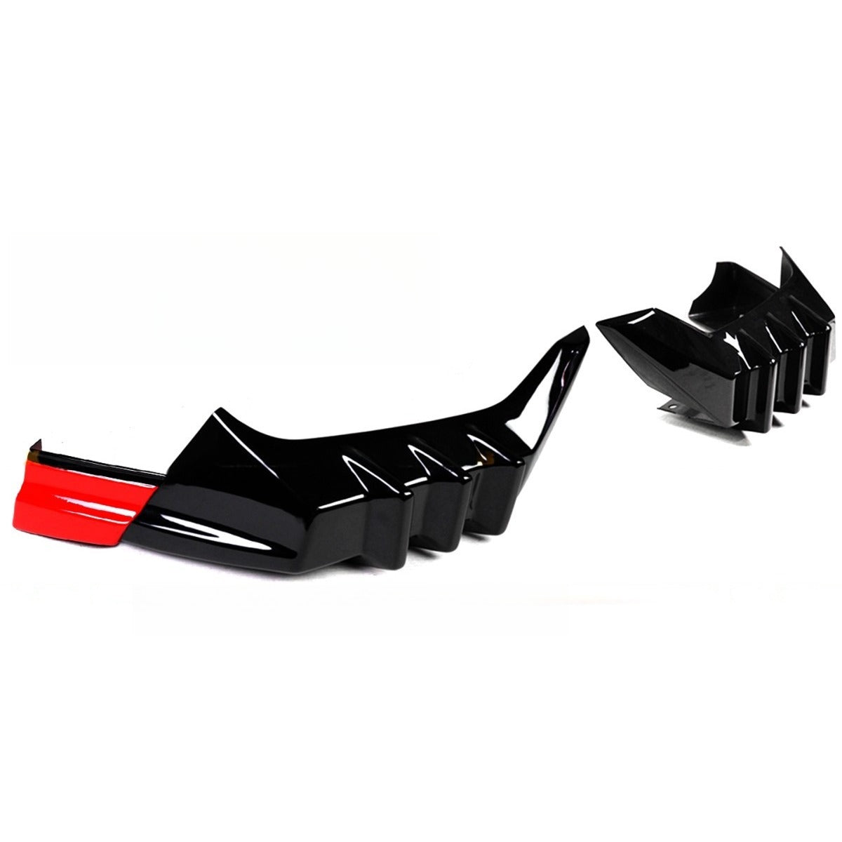 Mugen Style Rear Diffuser Corner Garnish V2 [for 2017–2021 Honda Civic]