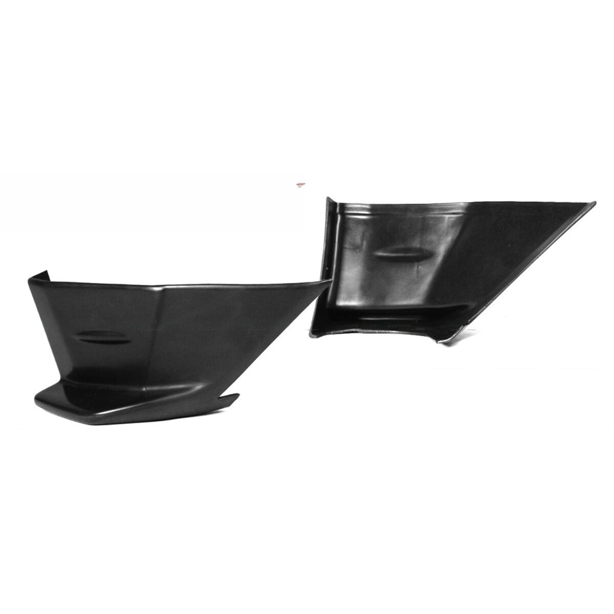Unpainted polyurethane rear bumper side corner extensions mounted on Toyota GR86 (2)