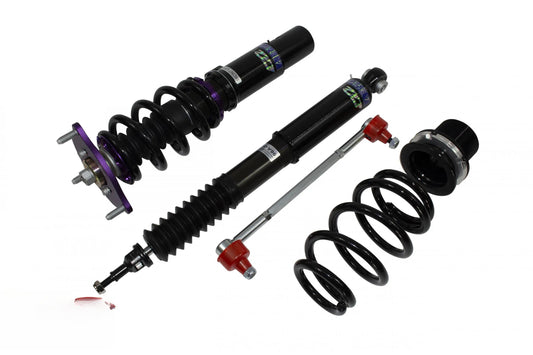 D2 Racing RS coilover suspension kit installed on Honda