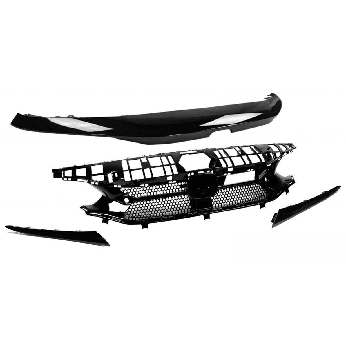 UMS V Style Upper Hood Trim & Grille [for 2022-2024 Honda Civic]