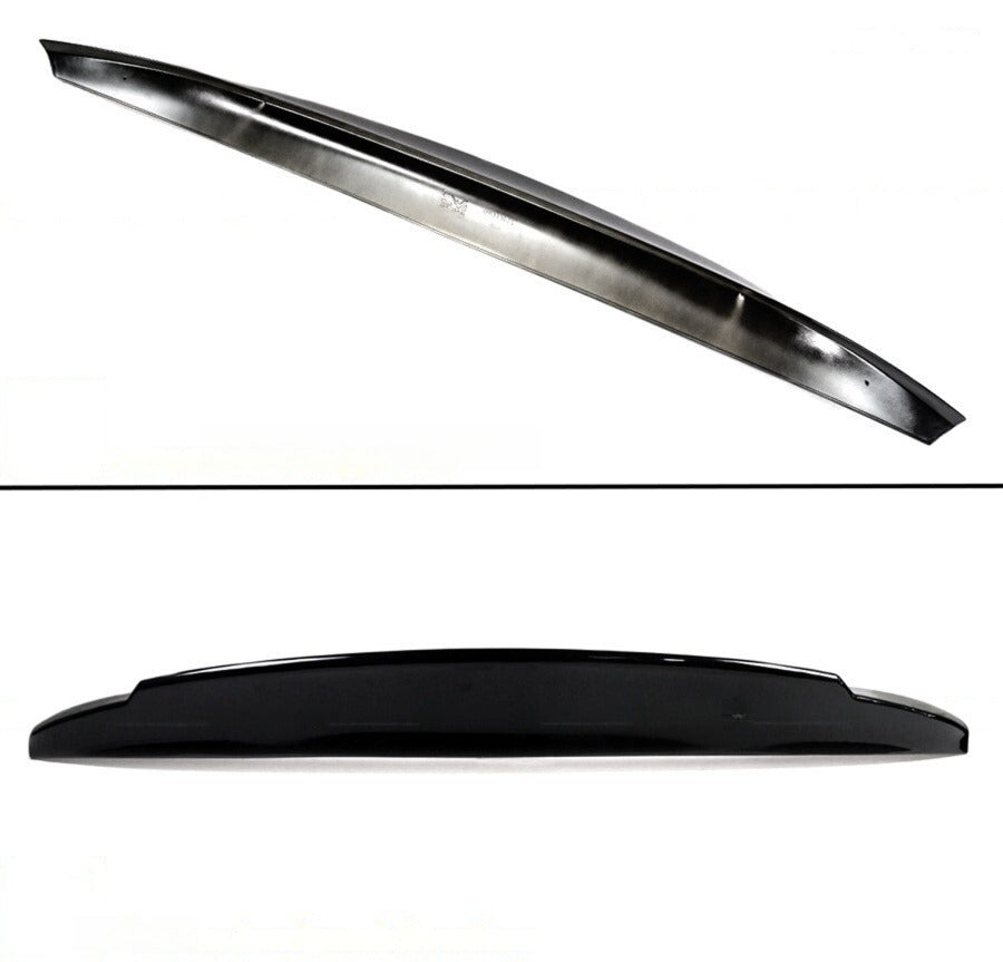 MCX Highkick duckbill trunk spoiler and M-style roof spoiler combo on black Honda Accord (5)
