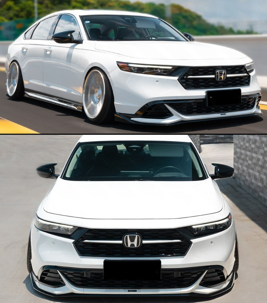 Gloss black side mirror caps for 2023-2026 Honda Accord (2)
