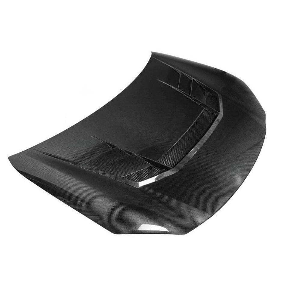 Carbon fiber VRS style vented hood on Toyota GR86 (9)
