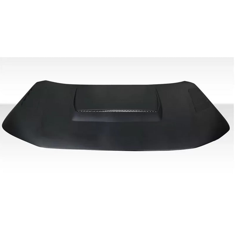 Fiberglass Suzuka hood with aggressive profile in black finish (2)