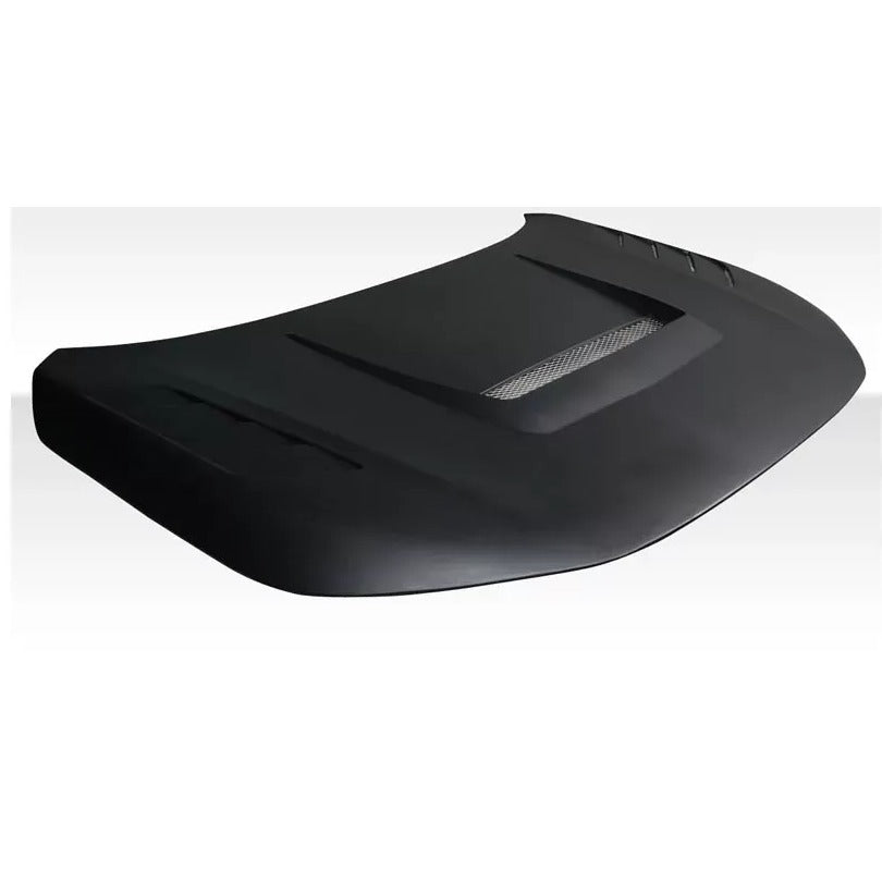 Fiberglass Suzuka hood with aggressive profile in black finish (1)
