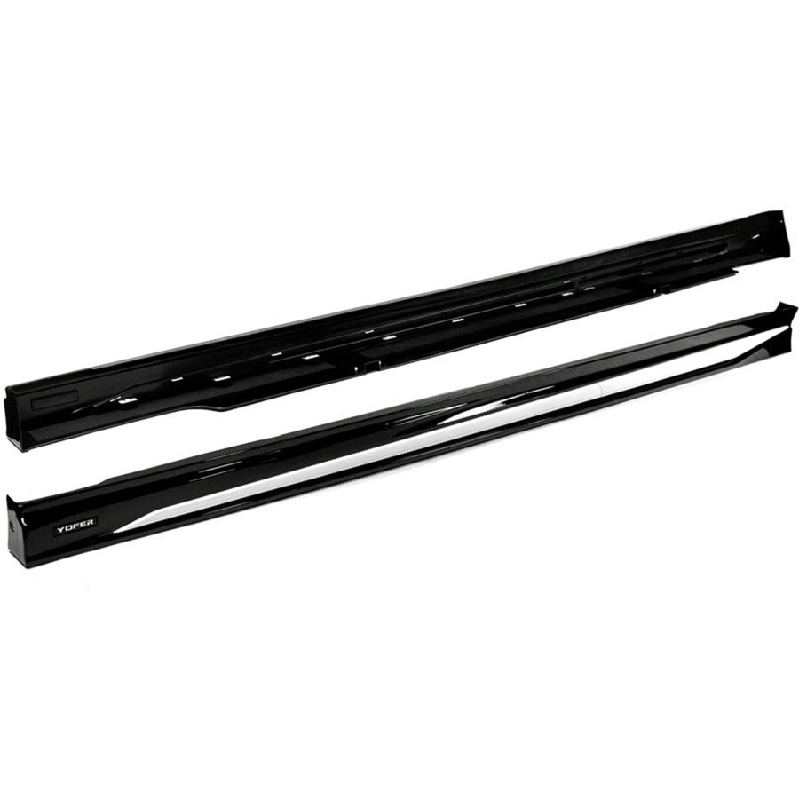 Glossy Black Add-On Side Skirt Extensions [for 2023-2026 Honda Accord]
