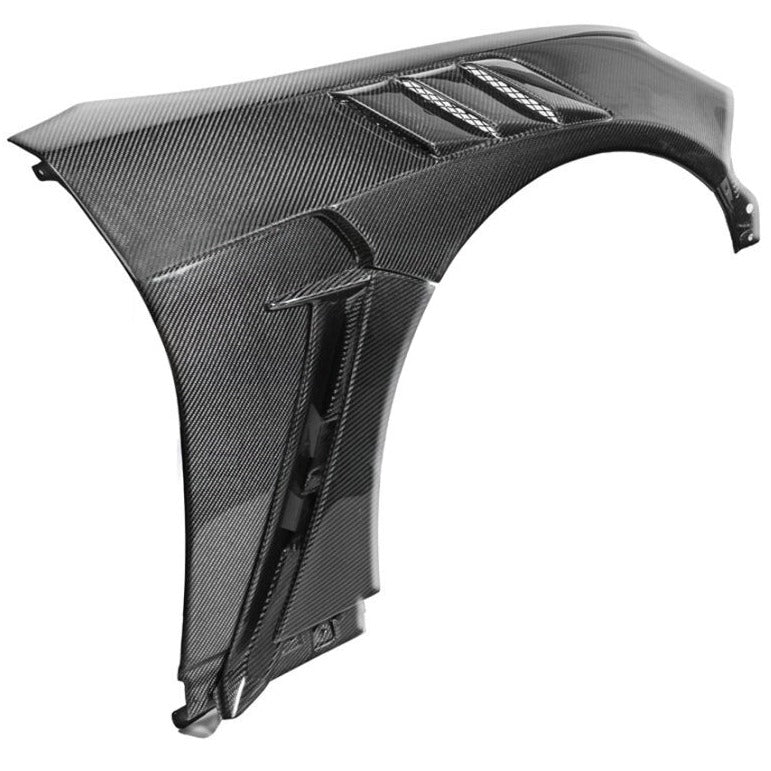 JDM vented style carbon fiber front fenders on Toyota GR86 (12)