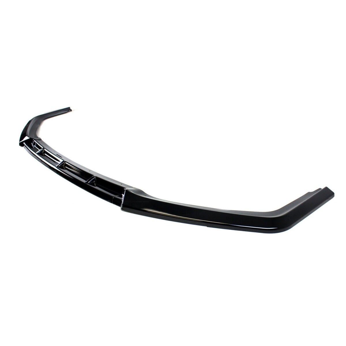 Gloss Black 3Pc Vented Front Bumper Lip Splitter [for 2017-2021 Honda Civic]