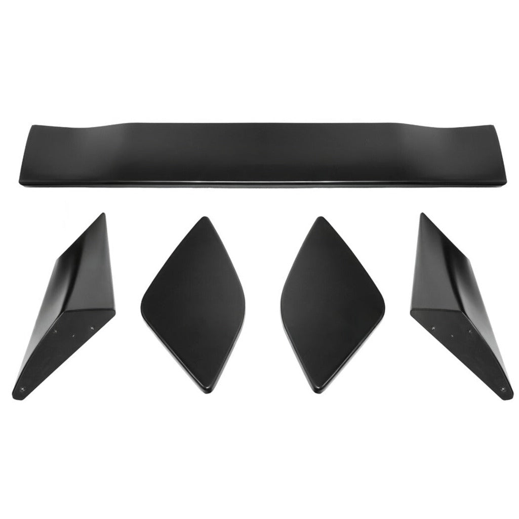 Matte black STI style rear trunk spoiler wing for Toyota GR86 & Subaru BRZ (12)