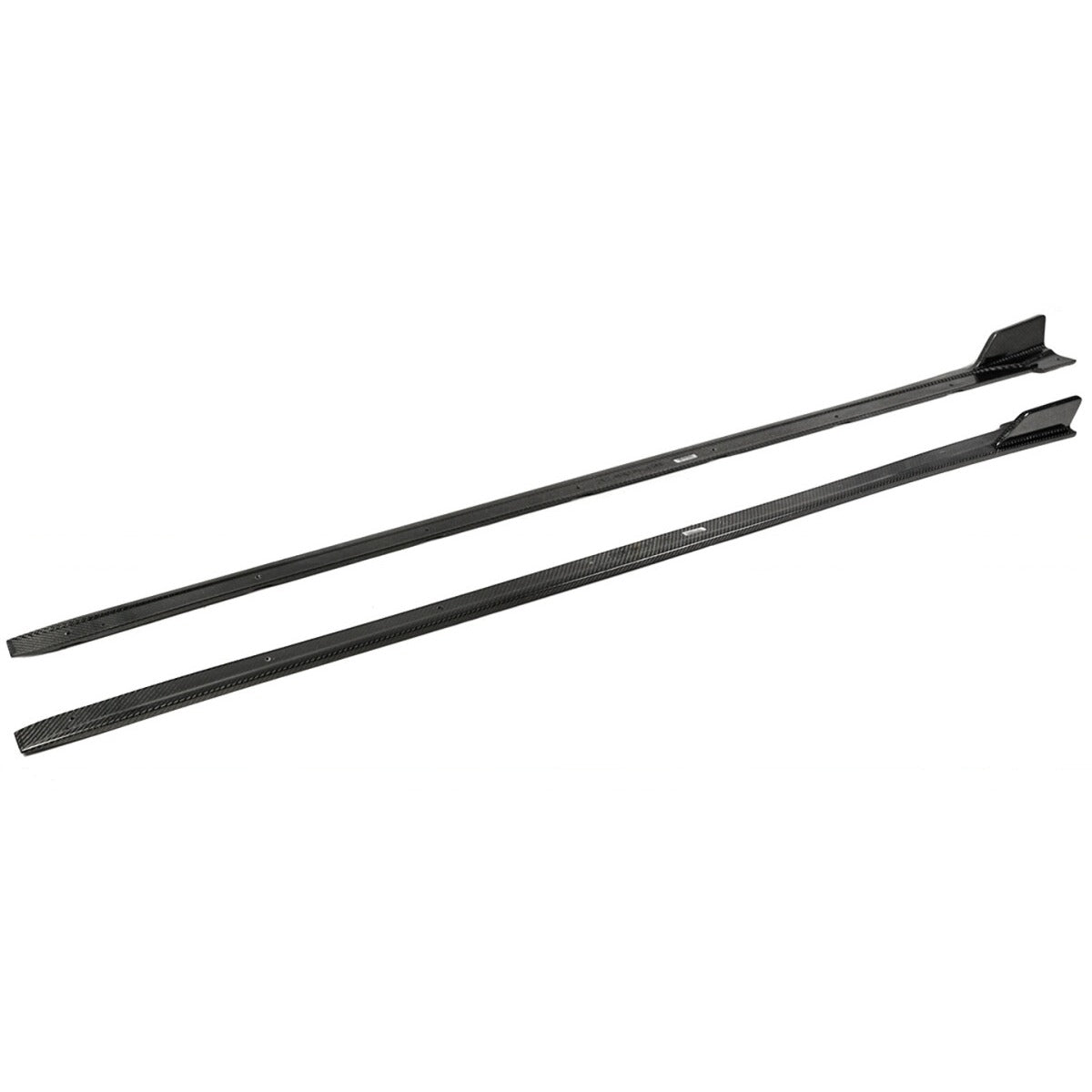 Real carbon fiber winglet side skirt splitters installed on 2023–2026 Honda Civic Type-R (3)