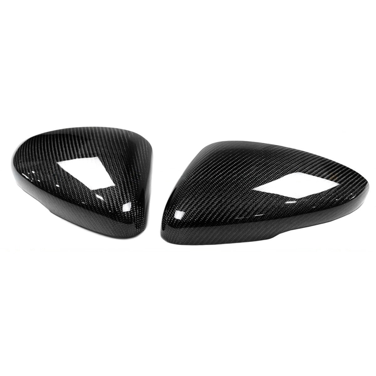 Pair of carbon fiber side mirror caps installed on 2023-2026 Honda Accord (2)