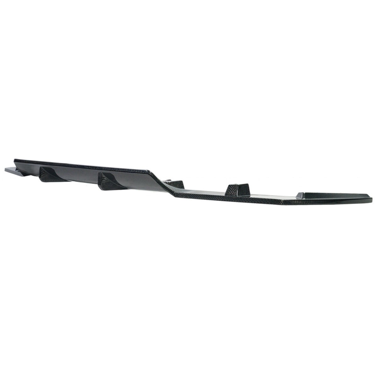 RS Style carbon fiber rear bumper diffuser with shark fins vortex design installed on Toyota GR86 (3)