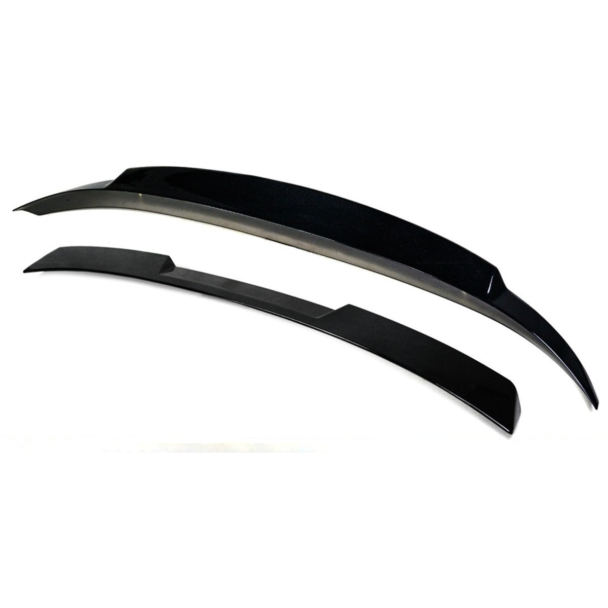 MCX Highkick duckbill trunk spoiler and M-style roof spoiler combo on black Honda Accord (4)