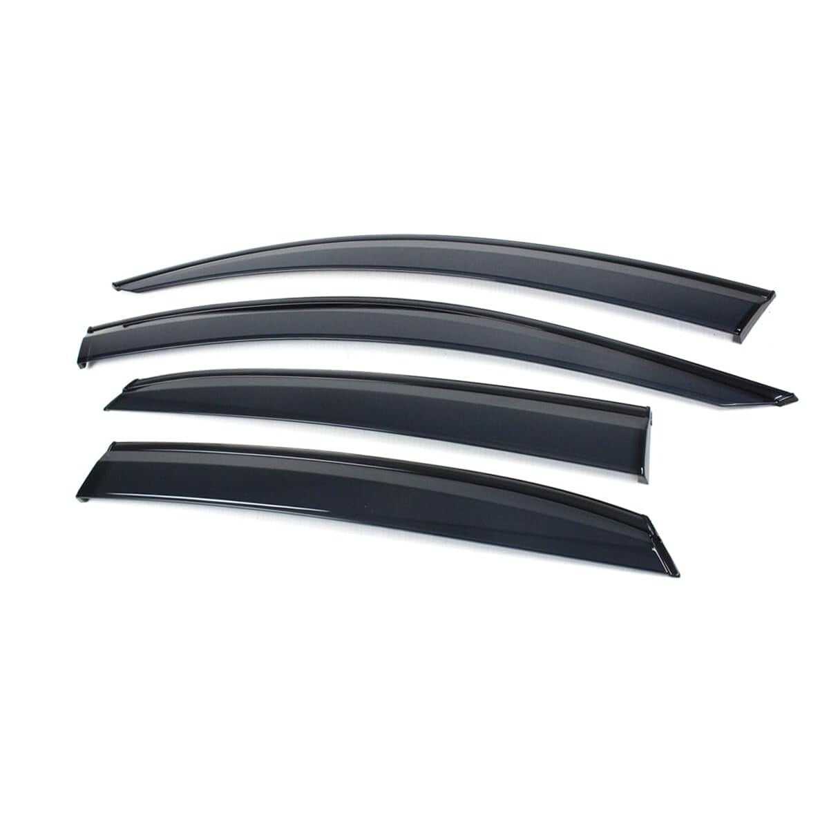 Smoked window visors installed on 2016-2021 Honda Civic sedan (12)