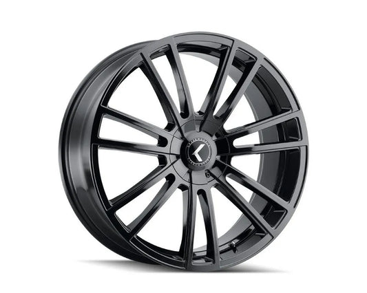 Gloss black Kraze Spectra 18-inch wheel with 5-spoke design (1)
