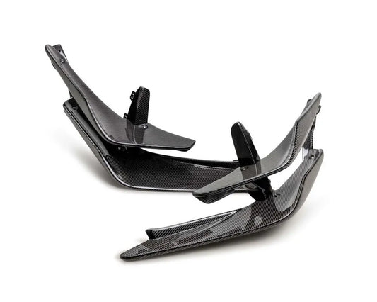 Seibon Carbon Fiber Front Bumper Canards [for 2023-2025 Honda Civic]