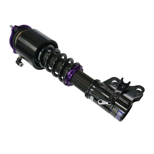 RS Coilovers with front air suspension cups mounted on Honda Civic (1)