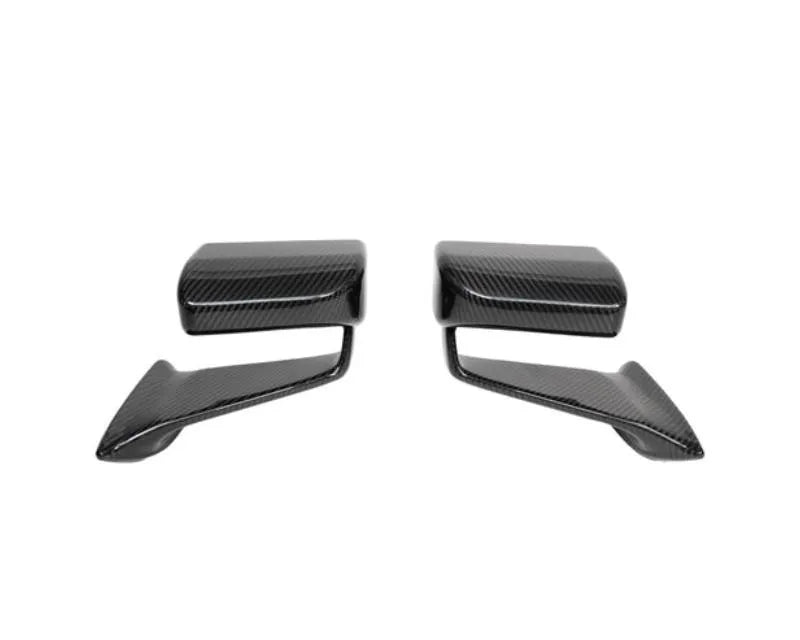 Carbon fiber aerodynamic mirror with airfoil stalk design for Honda Civic (5)