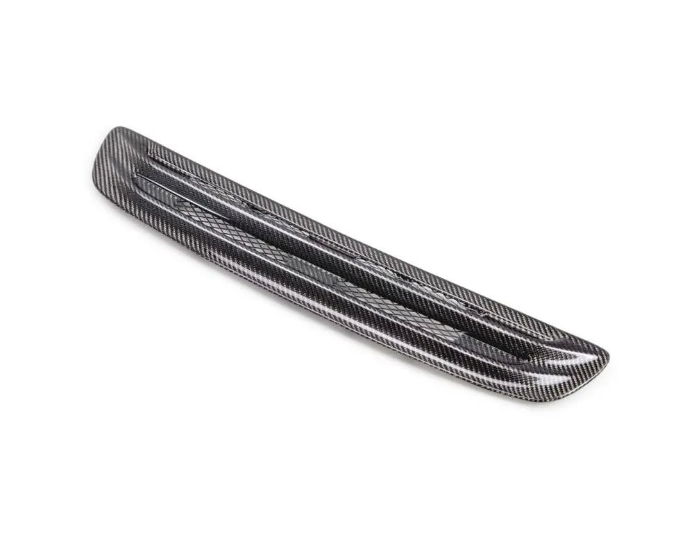 Carbon fiber hood vent with 3K twill weave pattern installed on 2023-2025 Honda Civic Type-R (1)