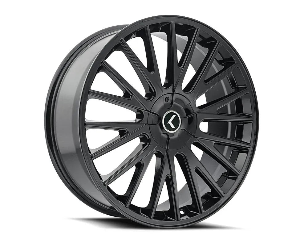 Kraze Double Down wheel 18x8 gloss black with aggressive profile (1)