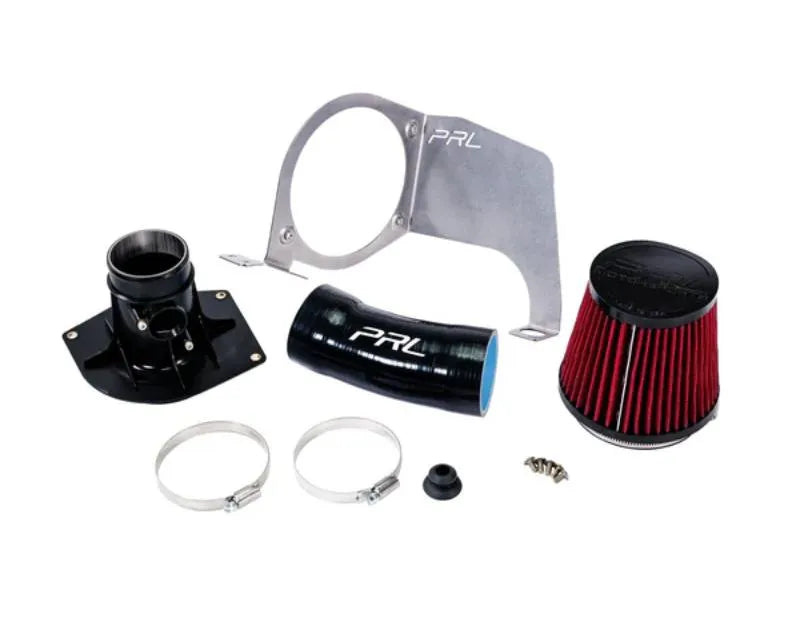 Short ram intake system with oiled cone filter and silicone tubing (1)
