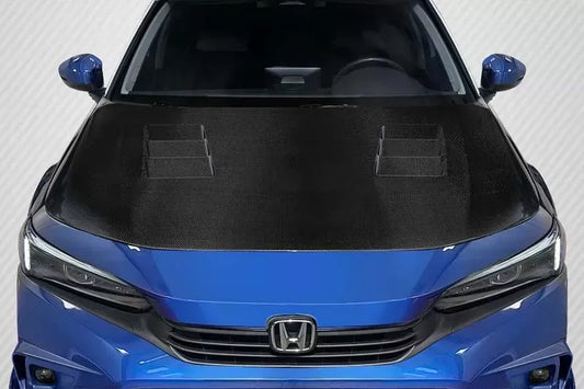 Carbon fiber TS hood for 2022-2025 Honda Civic