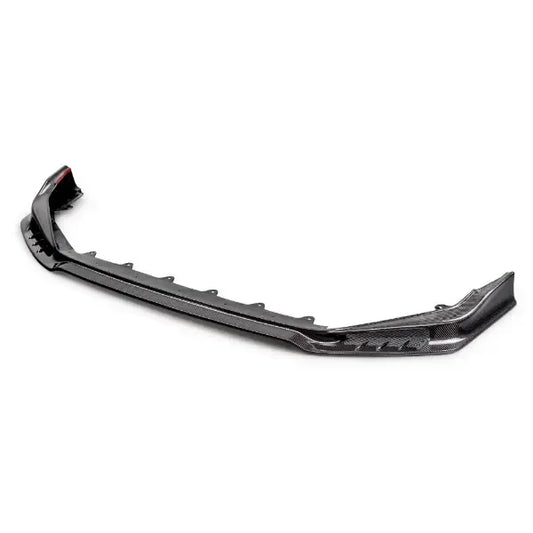 Carbon fiber front lip installed on Honda Civic Type-R (1)