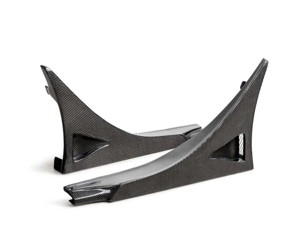 Seibon MB-Style Carbon Fiber Rear Side Skirt Extensions [for 2023-2025 Honda Civic Type-R]