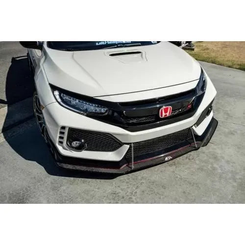 Carbon Fiber Front Wind Splitter [for 2017-2021 Honda Civic Type-R]