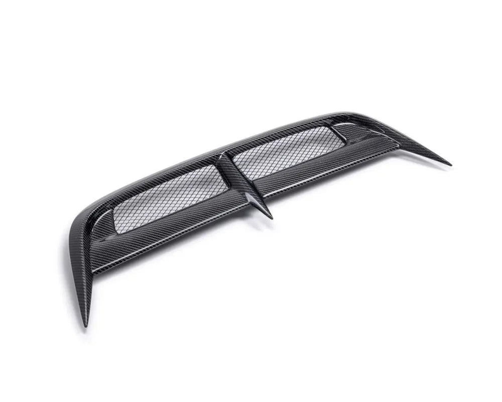 Carbon fiber hood vent with CW-style design mounted on Honda Civic Type-R (2)
