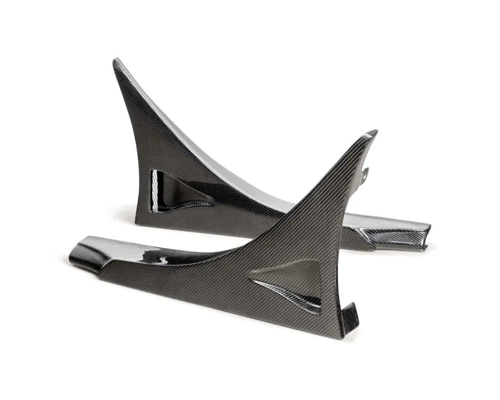 Seibon MB-Style Carbon Fiber Rear Side Skirt Extensions [for 2023-2025 Honda Civic Type-R]