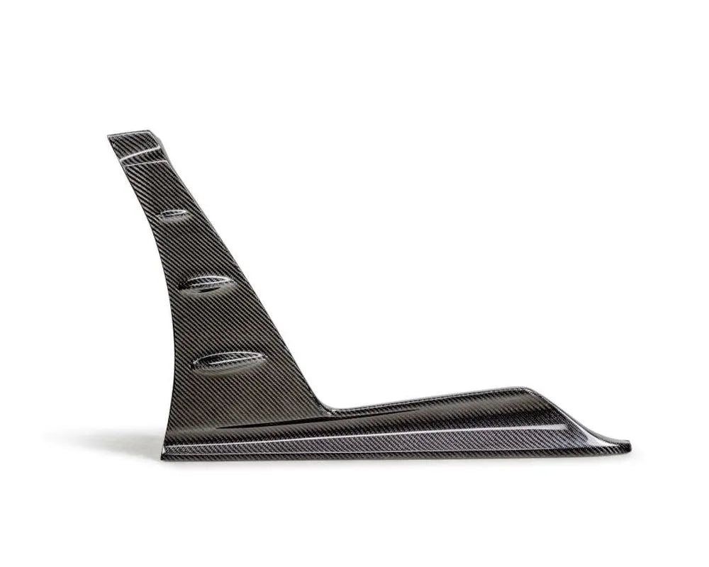 MB-Style Carbon Fiber Front Side Skirt Extensions [for 2023-2025 Honda Civic Type-R]