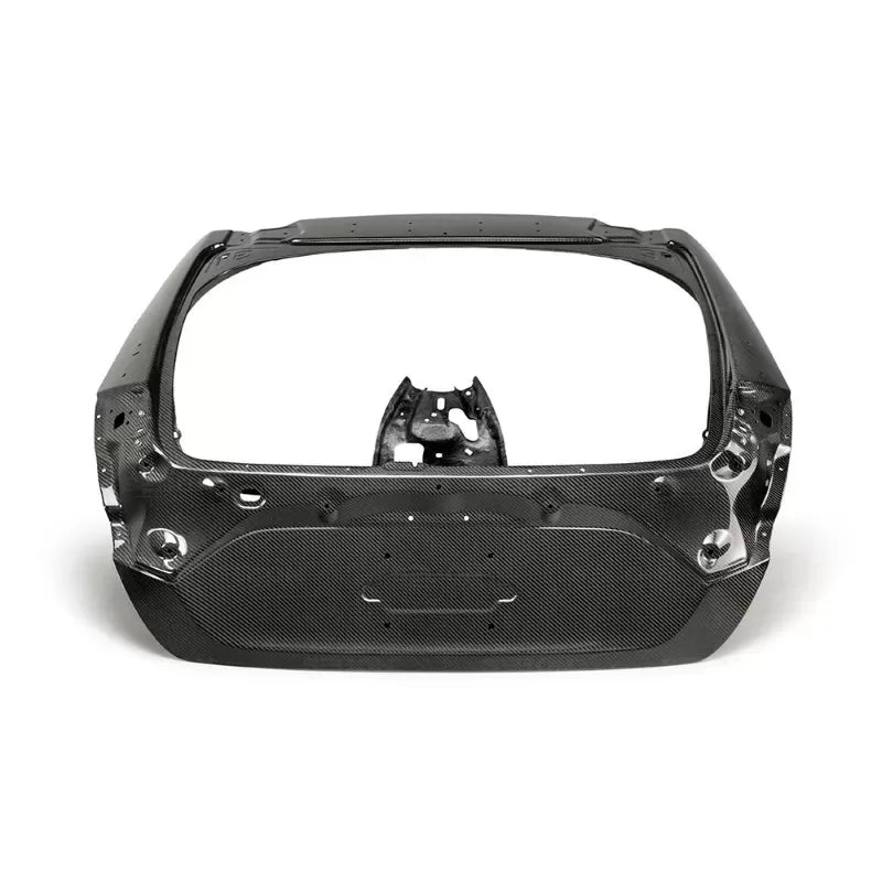 Carbon fiber trunk lid installed on 2017-2021 Honda Civic Type-R (2)