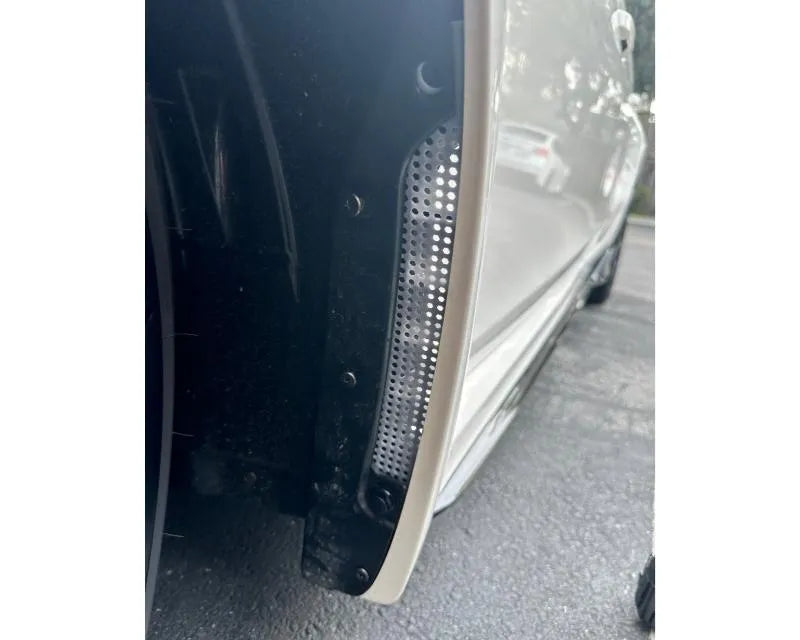 Aluminum fender rock stone guards installed on 2023+ Honda Civic Type R (2)