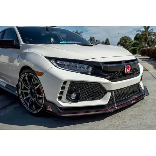 Carbon Fiber Front Wind Splitter [for 2017-2021 Honda Civic Type-R]
