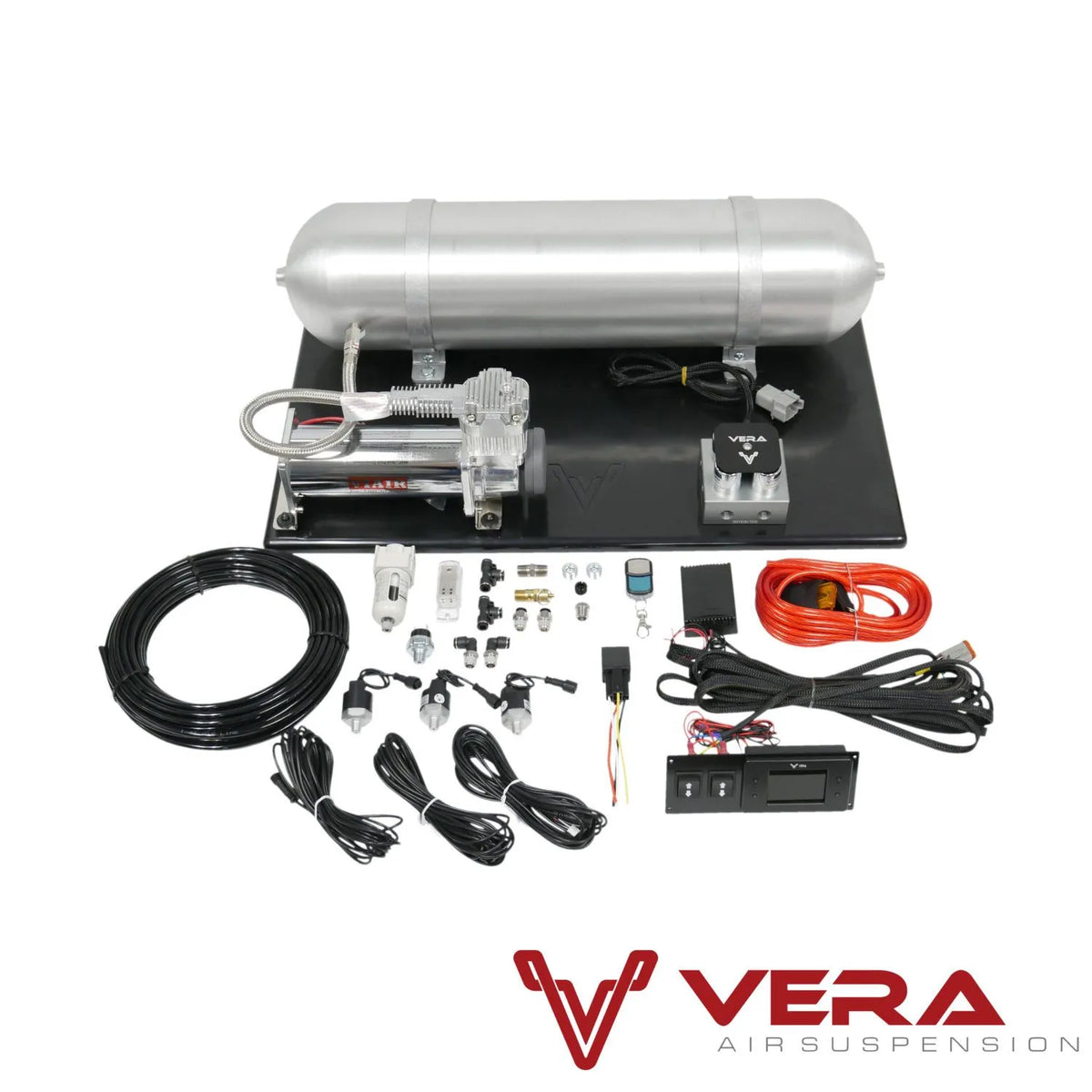 Air struts with VERA Evo Bluetooth management system mounted on Honda Civic (3)