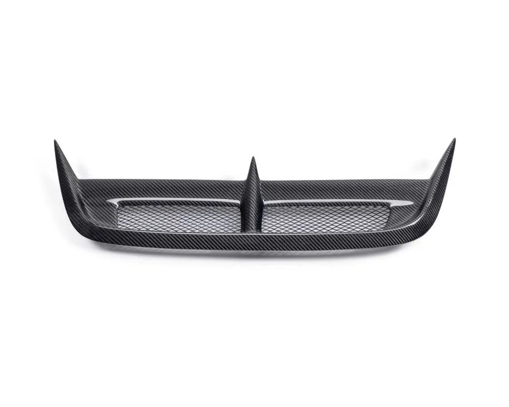 Carbon fiber hood vent with CW-style design mounted on Honda Civic Type-R (3)