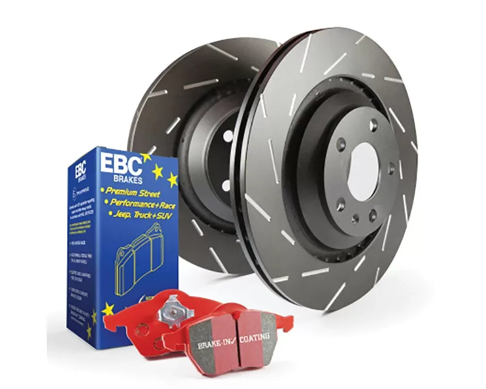EBC Redstuff brake pads and slotted rotors kit for Honda Civic rear axle (3)