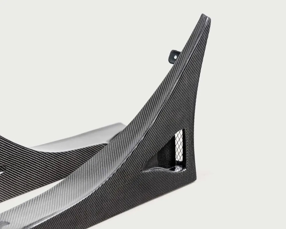 Seibon MB-Style Carbon Fiber Rear Side Skirt Extensions [for 2023-2025 Honda Civic Type-R]
