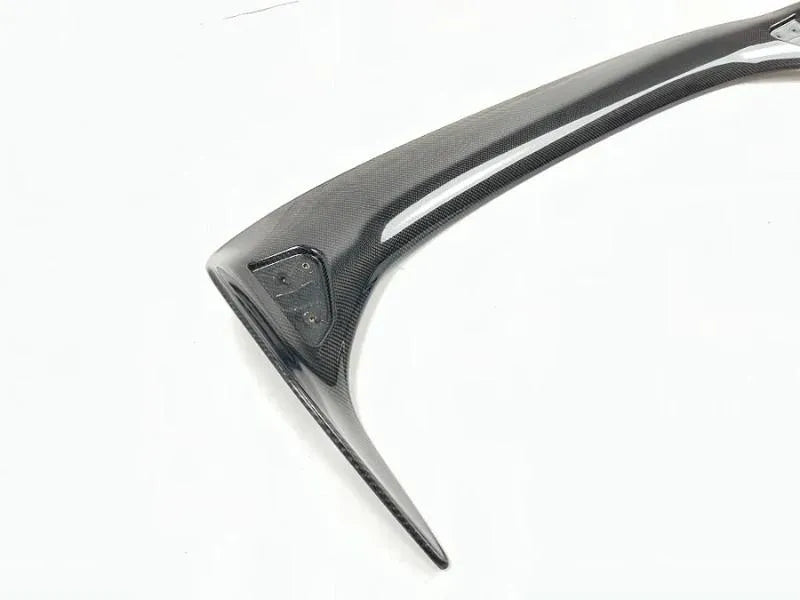 Carbon fiber rear spoiler wing mounted on 2023+ Honda Civic Type R (4)
