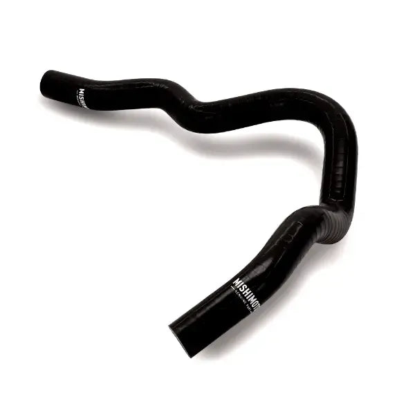Red silicone radiator hoses with reinforced construction and worm gear clamps installed in engine bay (4)