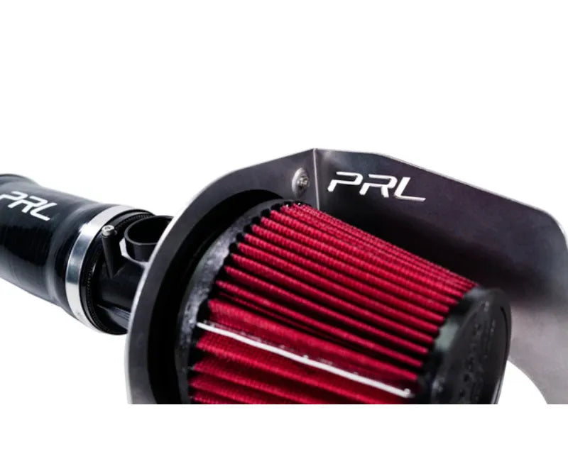 Short ram intake system with oiled cone filter and silicone tubing (4)